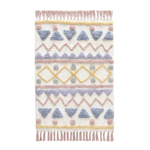 Wehkamp Home kindervloerkleed Aztec (130x90 cm) Multi Grafisch