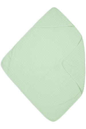 hydrofiele badcape 80x80cm soft green