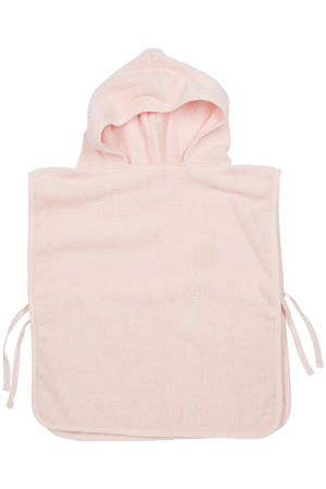 basic badstof badponcho 1-3 jaar soft pink