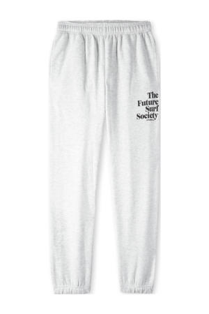 regular fit joggingbroek grijs