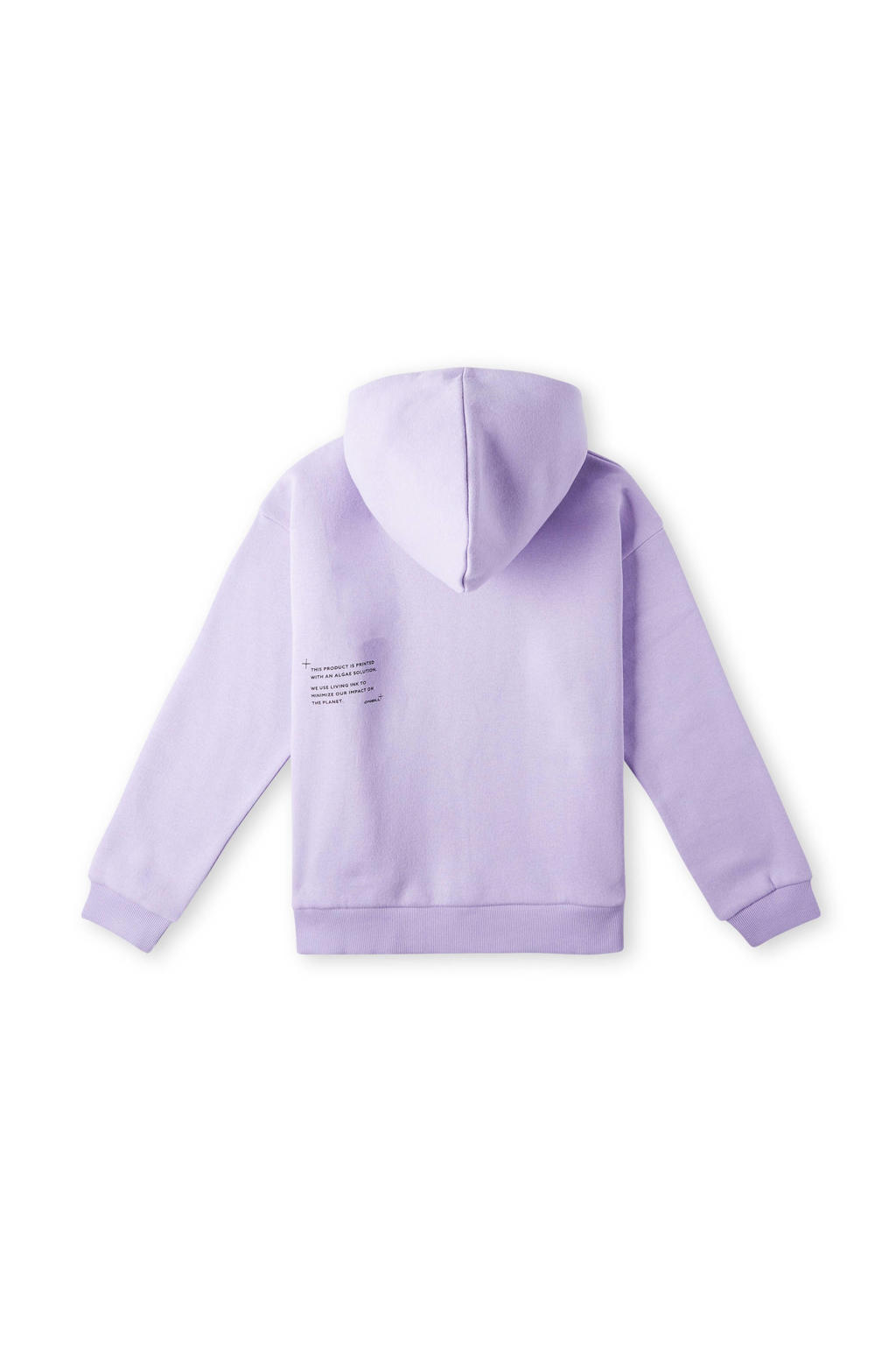 Lilakleurige meisjes O'Neill hoodie van sweat materiaal met lange mouwen en capuchon