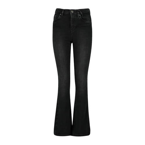 America Today flared jeans Emily Flare Jr washed black Zwart Meisjes Stretchdenim