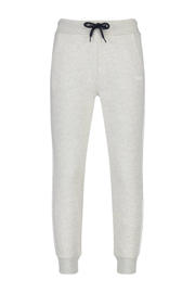 thumbnail: Witte meisjes America Today slim fit joggingbroek Car Jr van sweat materiaal met regular waist en elastische tailleband met koord