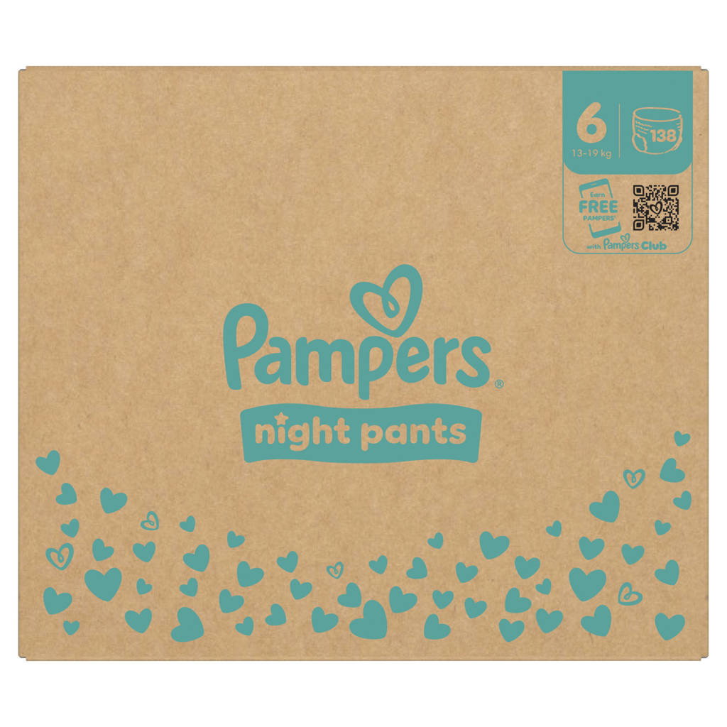 Pampers - Baby-Dry Night Pants Maat 6, 31 Luierbroekjes 15 kg, Extra Bescherming de Hele Nacht Lang - 31 Stuks Pampers - Baby-Dry Night Pants Maat 6, 31 Luierbroekjes 15 kg, Extra Bescherming de Hele Nacht Lang - 31 Stuks