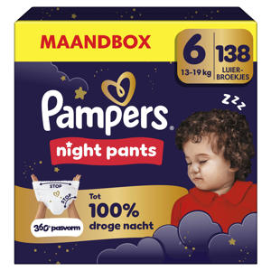 Night Pants Maat 6 maandbox - 138 luierbroekjes - 15kg+