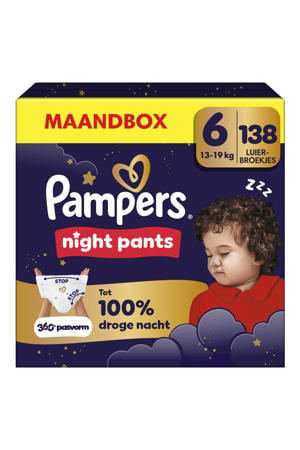 Night Pants Maat 6 maandbox - 138 luierbroekjes - 15kg+