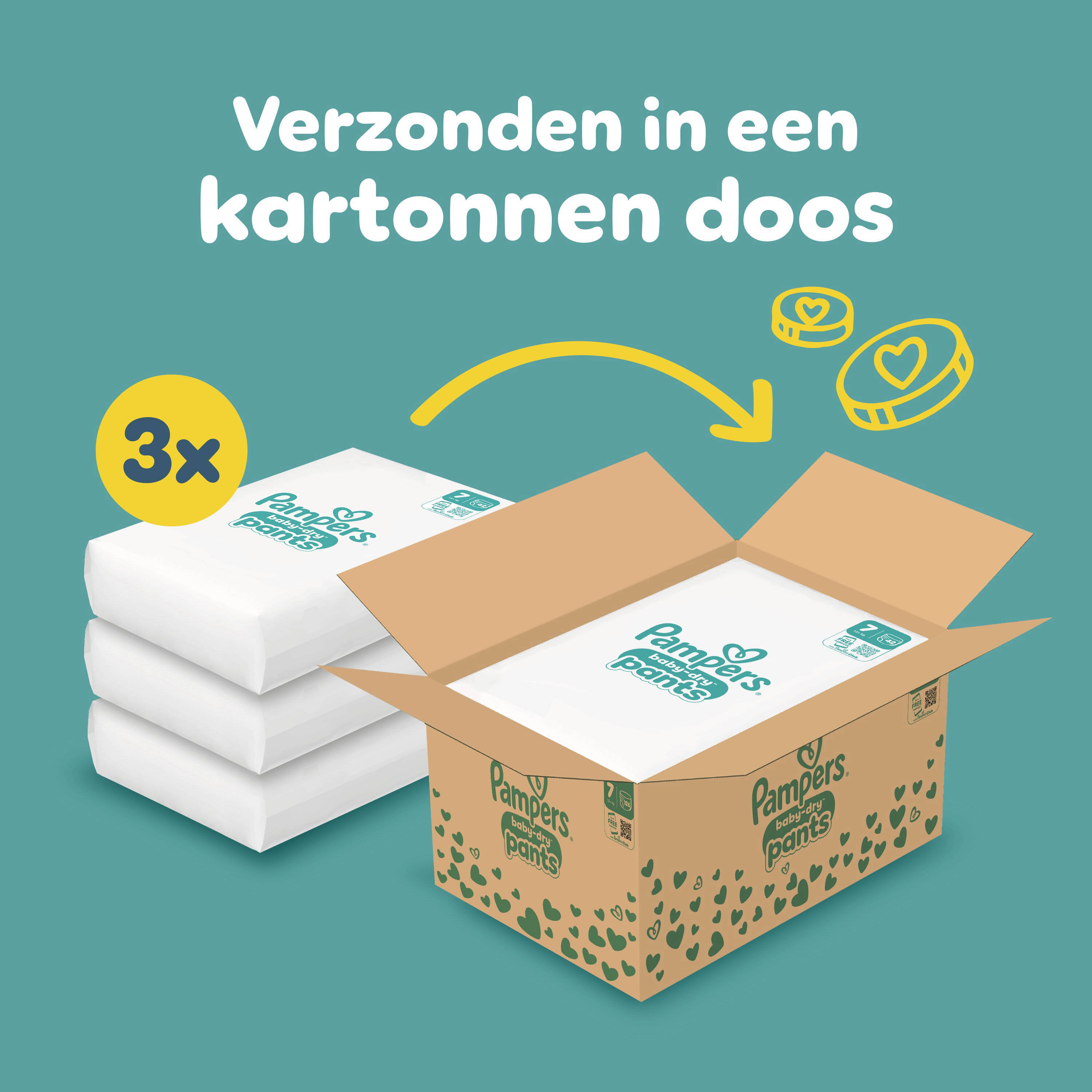 Pampers - Baby Dry Pants - Maat 3 - Mega Maandbox - 288 luierbroekjes