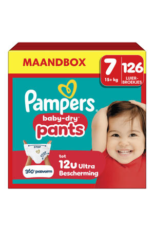 Maat 7 maandbox - 126 luierbroekjes - 17kg+