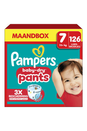 Maat 7 maandbox - 126 luierbroekjes - 17kg+