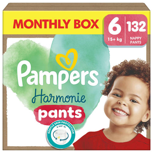 Pampers Harmonie Pants Maat 6 maandbox - 132 luierbroekjes - 15kg+