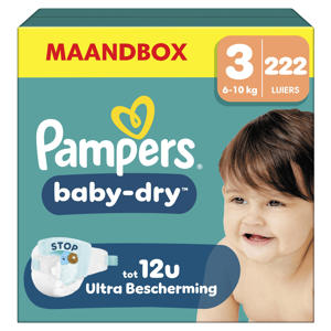 Maat 3 maandbox - 222 luiers - 6kg-10kg