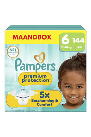 Maat 6 maandbox - 144 luiers - 13kg-18kg