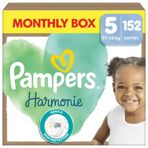 Pampers Harmonie Maat 5 maandbox - 152 luiers - 11kg-16kg