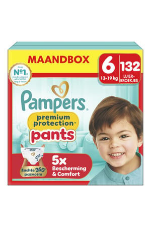 Maat 6 maandbox - 132 luierbroekjes -16kg-19kg