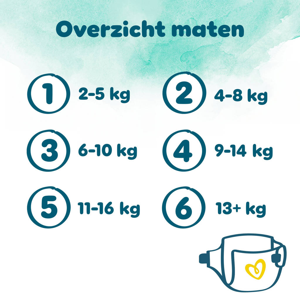 Pampers - Harmonie Luiers Maat 4, x74 Luiers, 9kg-14kg | België