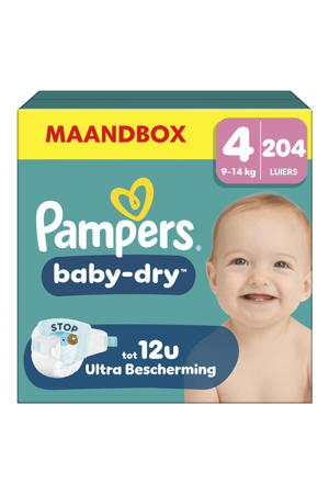 Maat 4 maandbox - 204 luiers - 9kg- 14kg