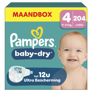 Maat 4 maandbox - 204 luiers - 9kg- 14kg