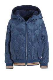 thumbnail: Orange Stars reversible winterjas Nanet bruin/blauw