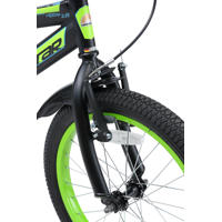thumbnail: BikeStar Urban Jungle kinderfiets 18 inch zwart /groen