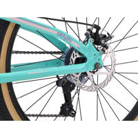 thumbnail: BikeStar hardtail MTB kinderfiets 24 inch turquoise /wit, 21 speed