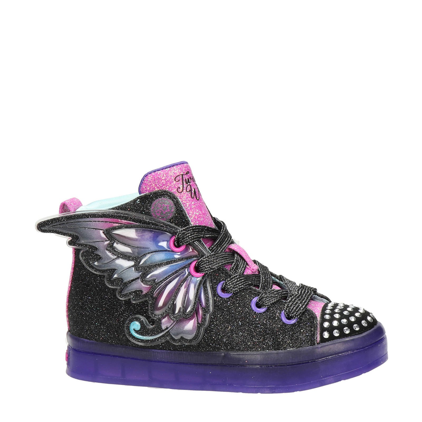 Skechers Twinkle Toes Twi Lites 2.0 sneakers met lichtjes zwart