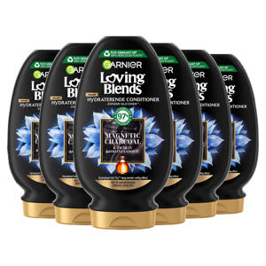Magnetic Charcoal conditioner - 250 ml - 6 stuks - voordeelverpakking