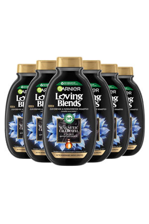 Magnetic Charcoal shampoo - 300 ml - 6 stuks - voordeelverpakking