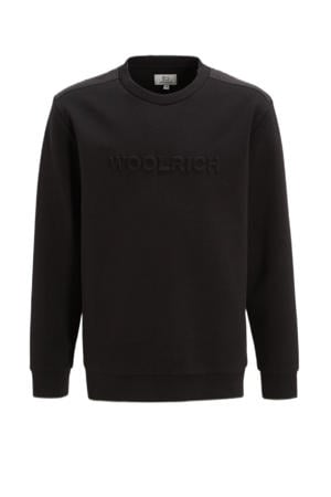 sweater TECH Fleece met logo zwart