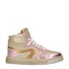 Hip leren sneakers roze