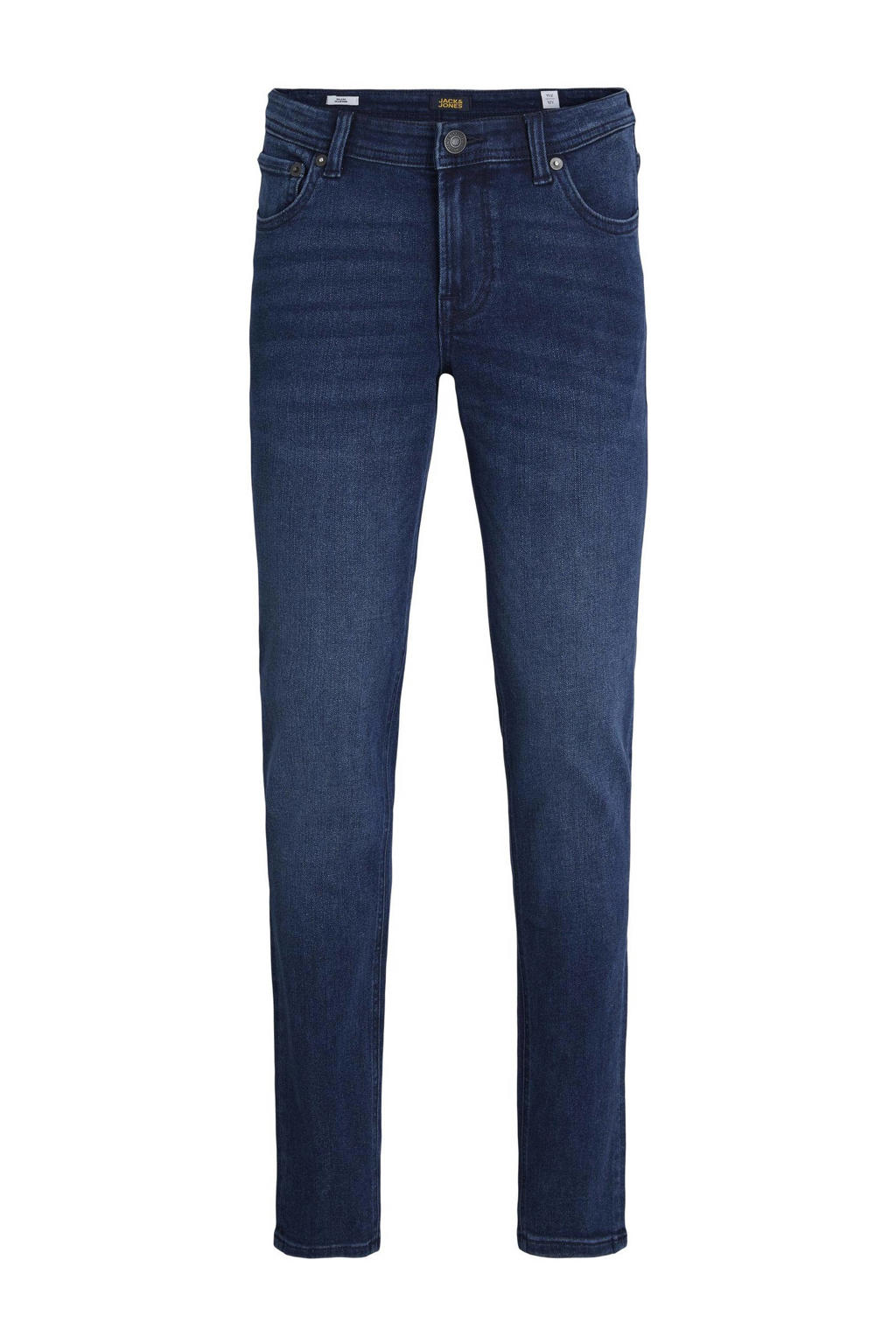 Black denim jongens JACK & JONES JUNIOR slim fit jeans black van stretchdenim met regular waist