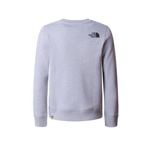 The North Face sweater grijs zwart Trui Jongens Meisjes Katoen Ronde hals 134 140