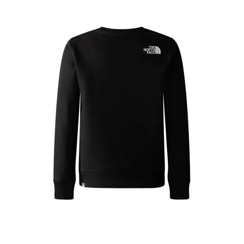 The North Face sweater zwart blauw Trui Jongens Meisjes Katoen Ronde hals 134 140