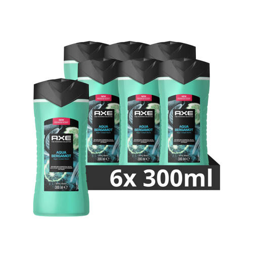 Axe Fine Fragrance Collection Aqua Bergamot douchegel 6 x 300 ml