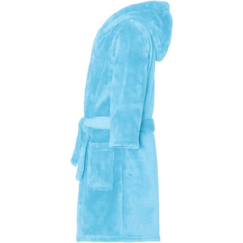 Playshoes badstof badjas lichtblauw Meisjes Polyester Capuchon Effen 86 92