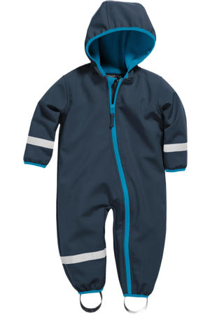 baby softshell pak donkerblauw