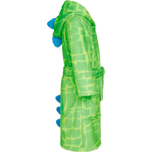 Playshoes dino badstof badjas groen Jongens Polyester Capuchon All over print 86 92