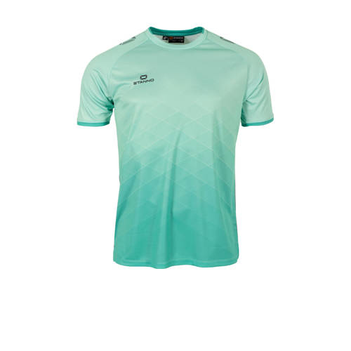 Stanno junior voetbalshirt mintgroen Sport t-shirt Gerecycled polyester Ronde hals