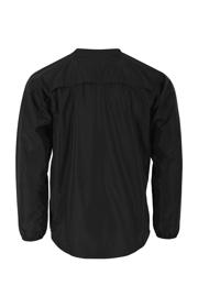 thumbnail: Zwarte jongens en meisjes Stanno Junior sport T-shirt Prime Windbreaker van gerecycled polyester met lange mouwen en ronde hals