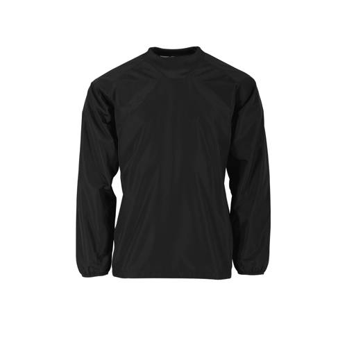Stanno junior voetbalshirt zwart Sport t-shirt Gerecycled polyester Ronde hals