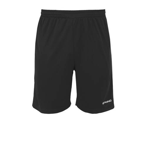 Stanno Junior voetbalshort zwart Sportbroek Jongens/Meisjes Polyester Logo - maat 164 afbeelding