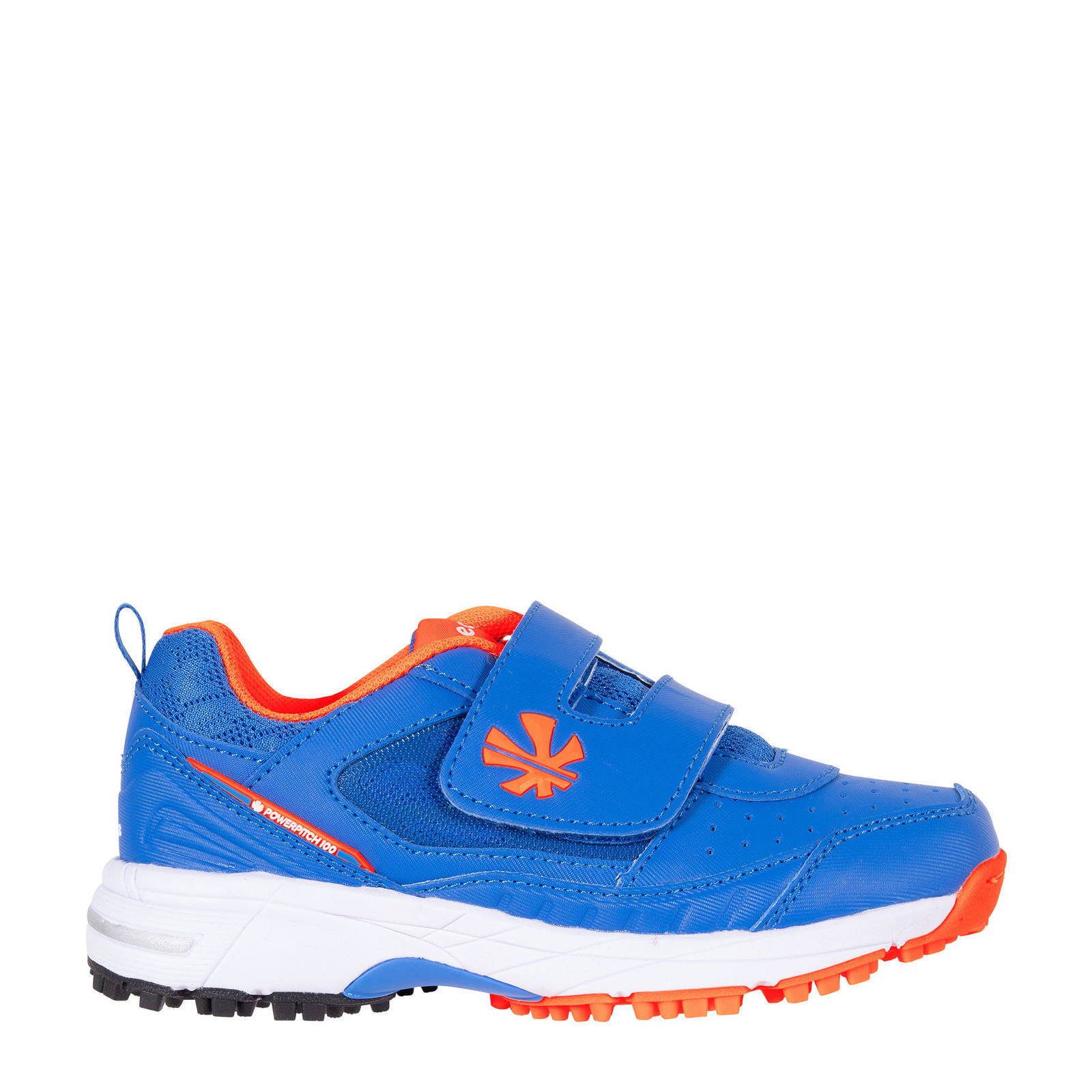 Reece Powerpitch Outdoor hockeyschoenen blauw oranje kleertjes