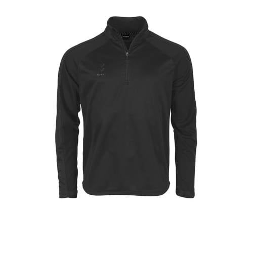 hummel junior voetbalshirt zwart Sport t-shirt Jongens/Meisjes Polyester Opstaande kraag - maat 116 afbeelding