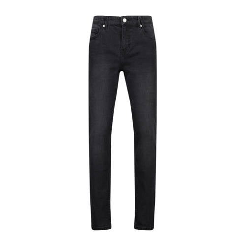 America Today slim fit jeans black denim Zwart Jongens Stretchdenim Vintage