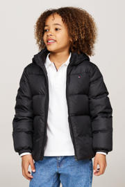 thumbnail: Tommy Hilfiger gewatteerde winterjas ESSENTIAL DOWN van polyester zwart