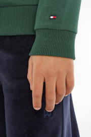 thumbnail: Tommy Hilfiger longsleeve met borduursels collegiate green