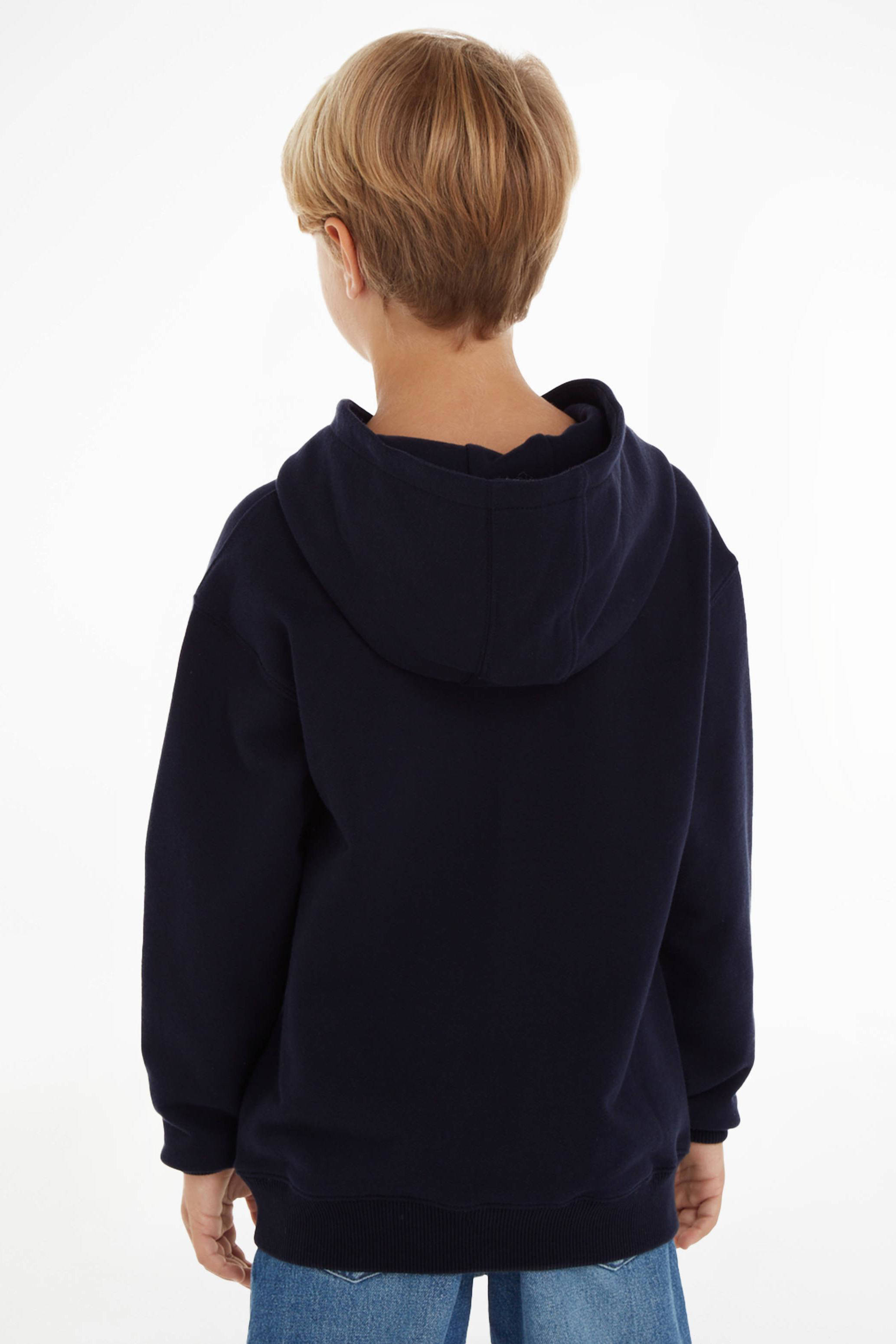 Tommy Hilfiger hoodie HILFIGER ARCHED met logo diep donkerblauw