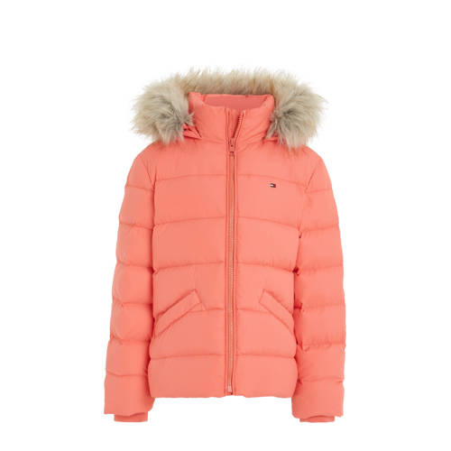 Tommy Hilfiger Gewatteerde winterjas ESSENTIAL DOWN FUR van