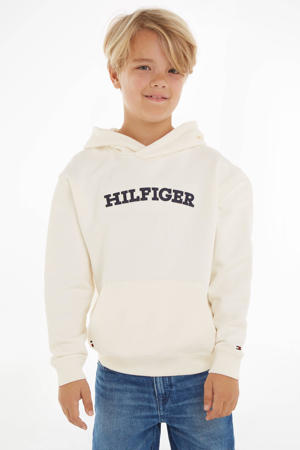 hoodie HILFIGER ARCHED met logo offwhite