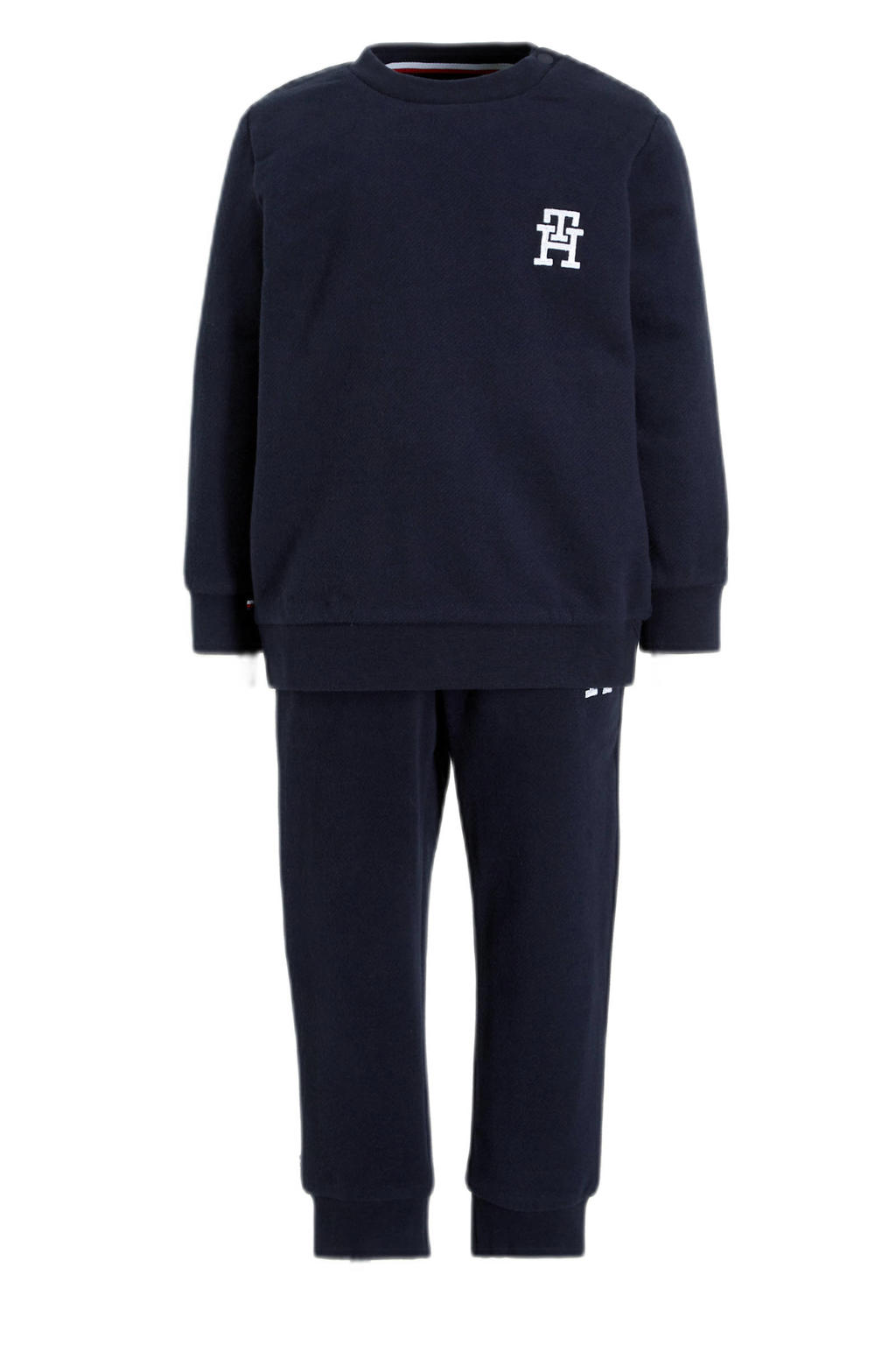 Tommy Hilfiger baby sweater + joggingbroek donkerblauw