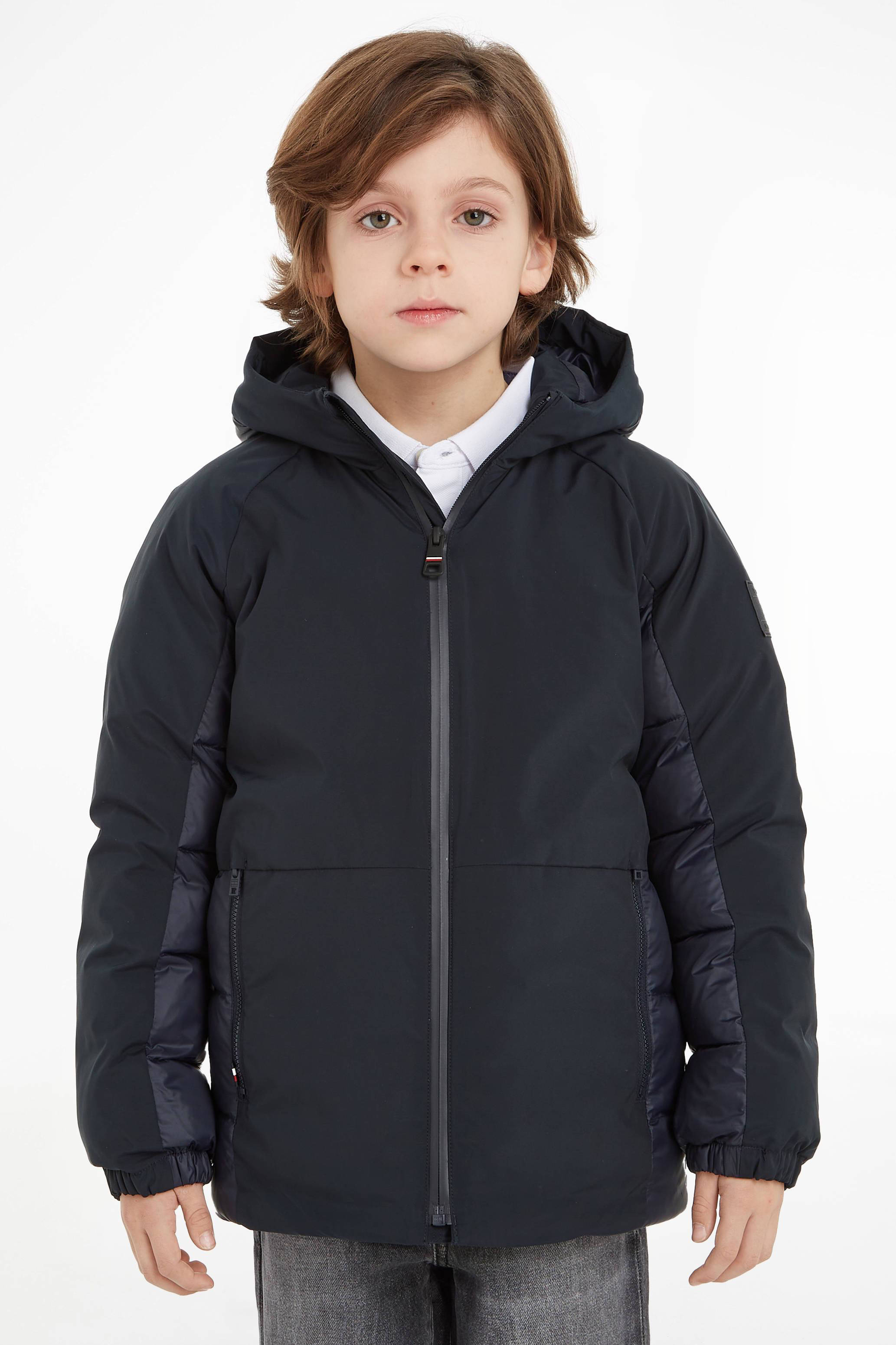 Tommy hilfiger winterjas online zwart